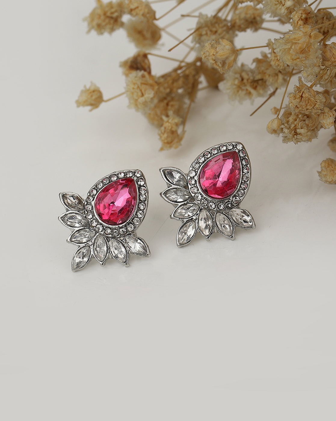 Hot Sale High Quality Silver Earring 925 Sterling Silver Pink Nano Pear  Shape Stud Earrings Fashion Jewelry Gift for Women - China Earring and Silver  Earring price | Made-in-China.com